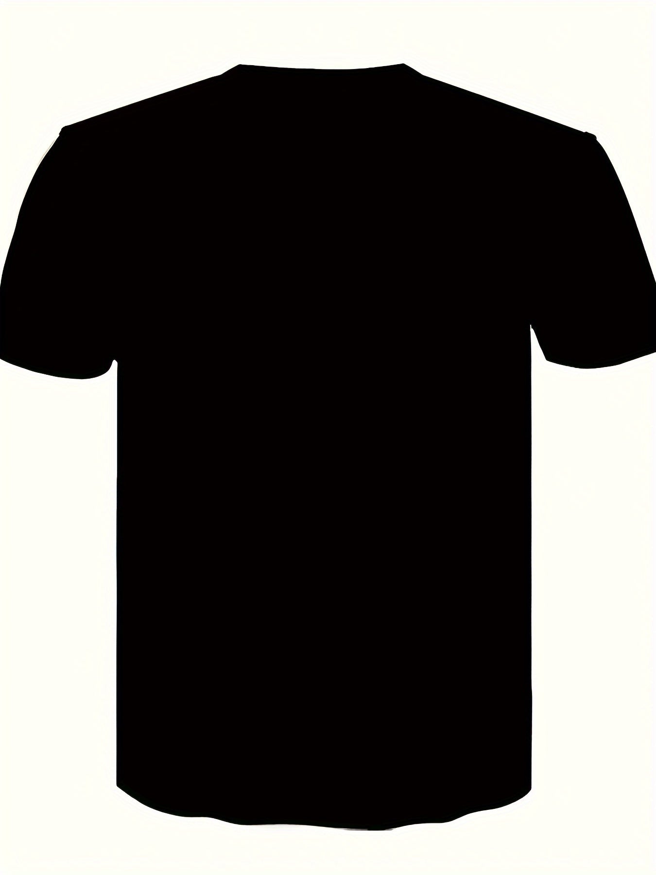 Men's Paris Letter Printed And Striped Round Neck And Short Sleeved T-shirt, A Casual And Fashionable Top For Summer Daily And Sports Casual Wear